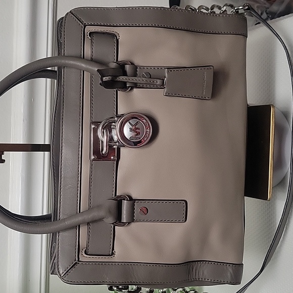 MICHAEL KORS HAMILTON SATCHEL BAG - Picture 1 of 9